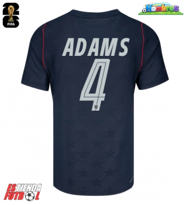 Estados Unidos Tyler Adams #4 Segunda Equipación Mundial 2026 Manga Corta